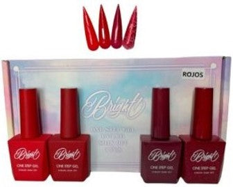 Coleccion bright one step gel Rojos