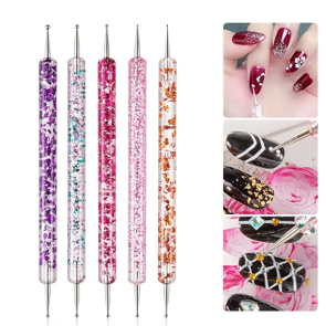 PUNTERO CARAMELO GLITTER CON 5