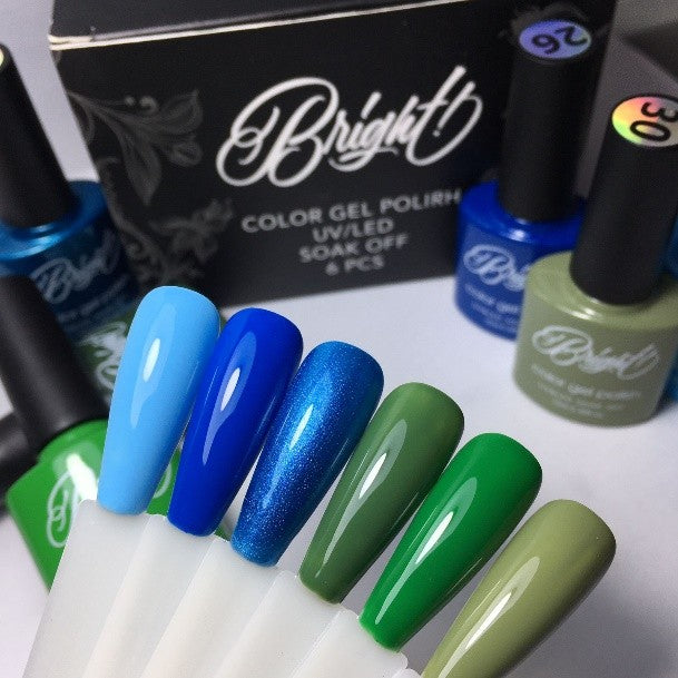 Coleccion bright gel Azul