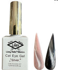 Cat eye gel silver