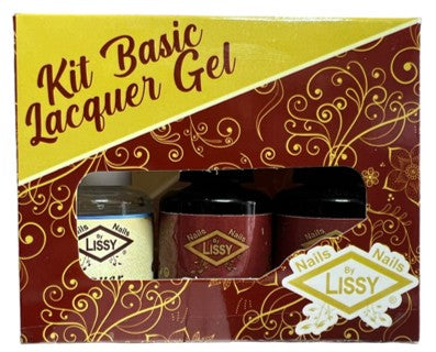 Kit Basic Lacquer Gel (Base + top + remover)