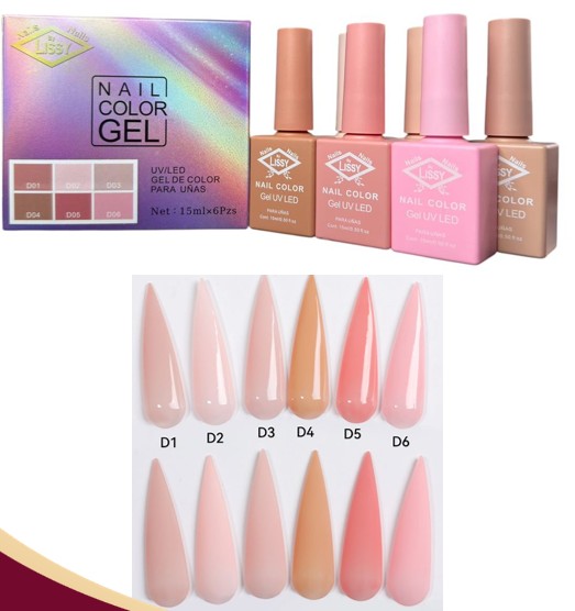 COLECCION GEL LISSY "D" C/6