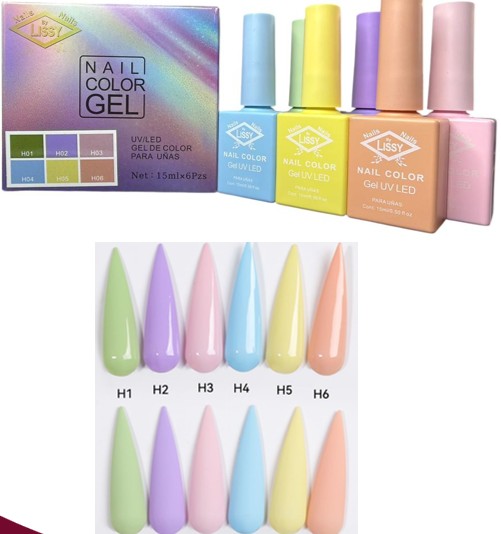 COLECCION GEL LISSY "H" C/6